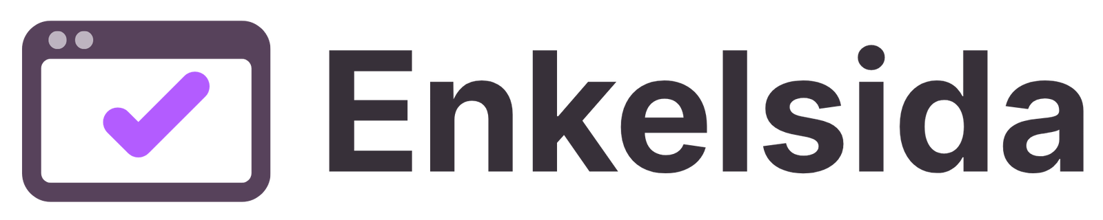 Enkelsida